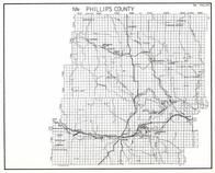 Phillips County - North, Malta, Bowdoin, Dodson, Lost Lake, Lovejoy, Joseph, Chapman, Whitewater, Valleytown, Corwine, Montana State Atlas 1950c